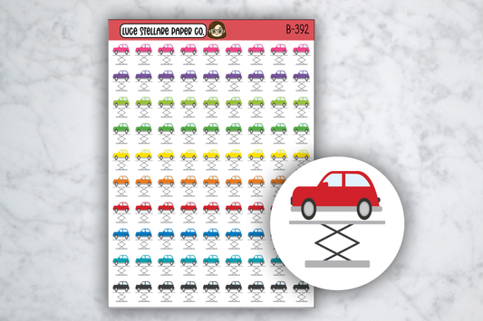 Car Repair Stickers /  B-392