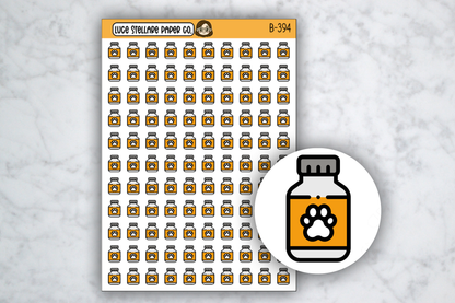 Pet Medication Stickers / B-394