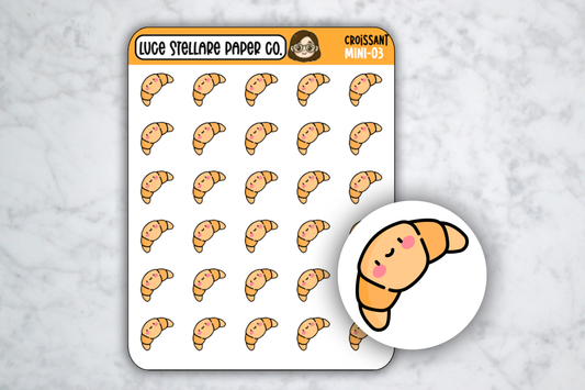 Croissant Sticker Sheet / M-03