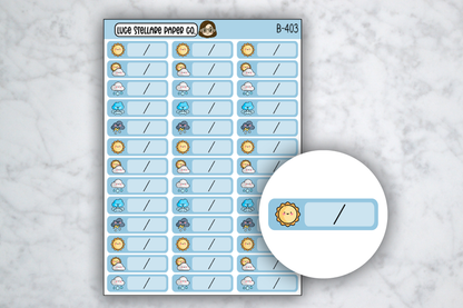 Weather Tracker Stickers / B-403