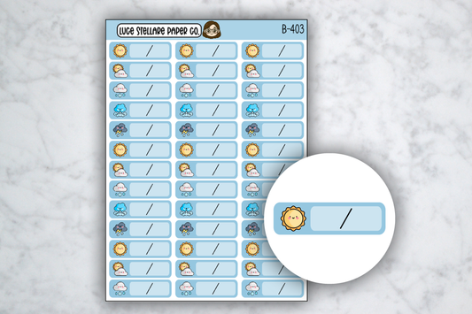 Weather Tracker Stickers / B-403