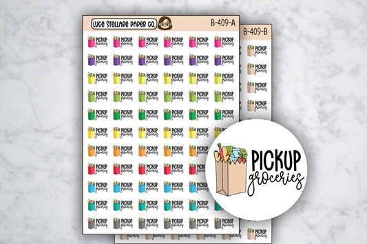 Pickup Groceries Stickers / B-409