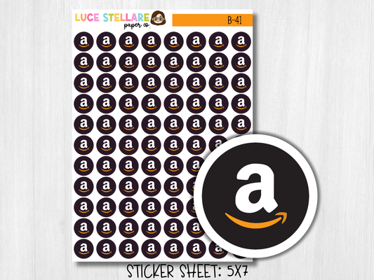 Amazon Icon Stickers / B-41