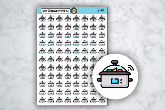 Slow Cooker Planner Stickers  / B-49
