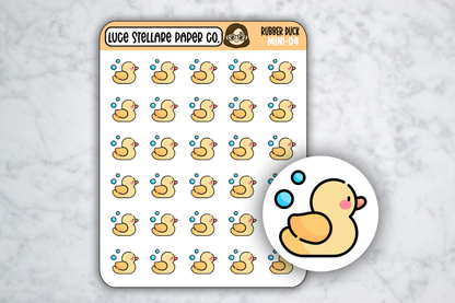 Rubber Duck Sticker Sheet / M-04