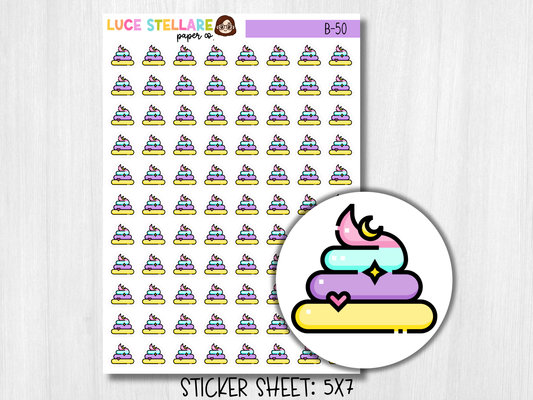 Poop Icon Stickers / B-50