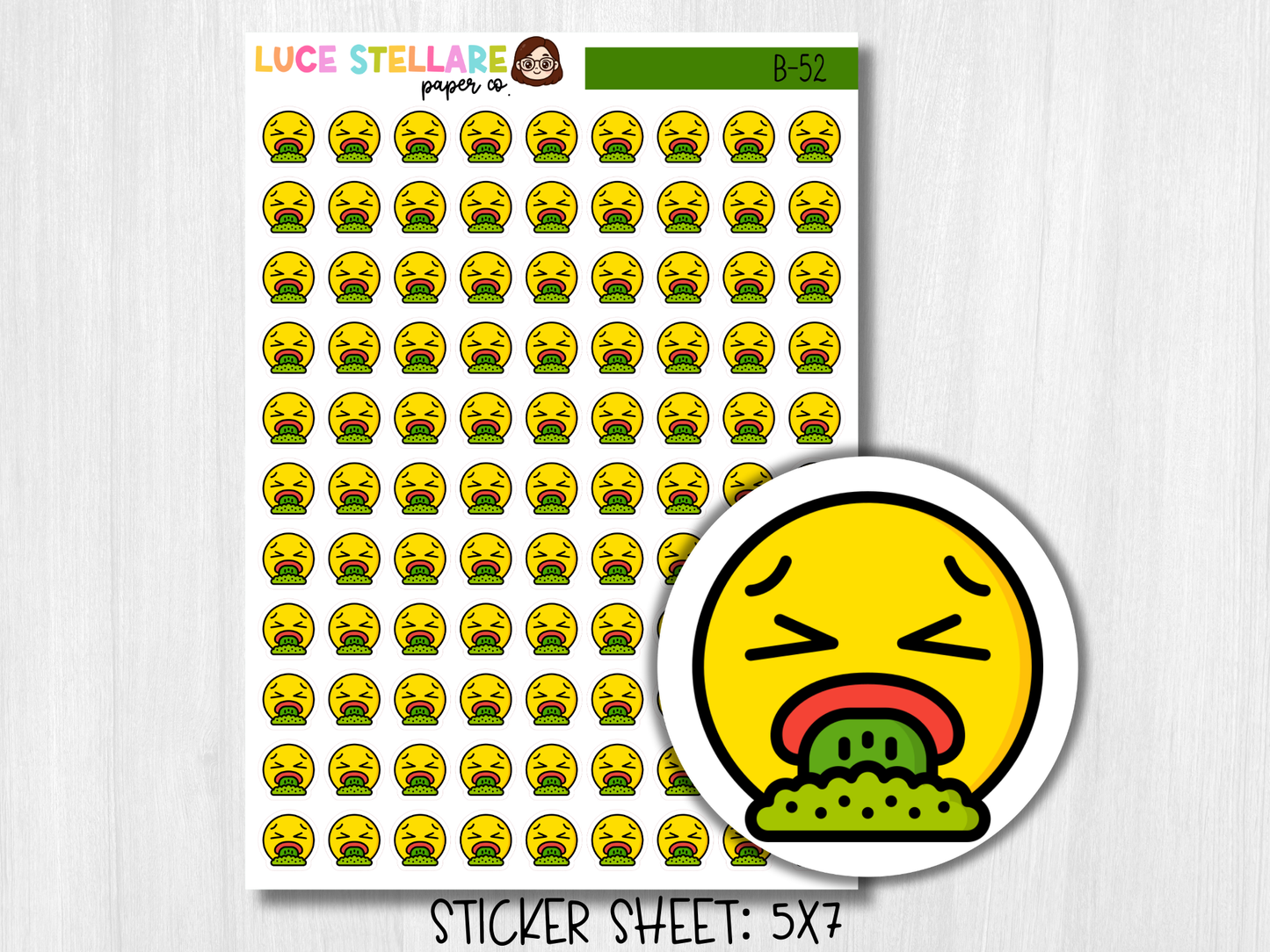 Vomit Icon Stickers / B-52