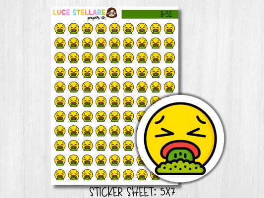 Vomit Icon Stickers / B-52