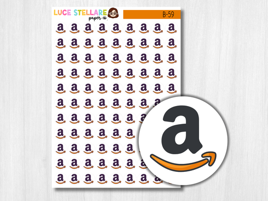 Amazon Delivery Icon Stickers / B-59