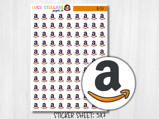 Amazon Delivery Icon Stickers / B-59
