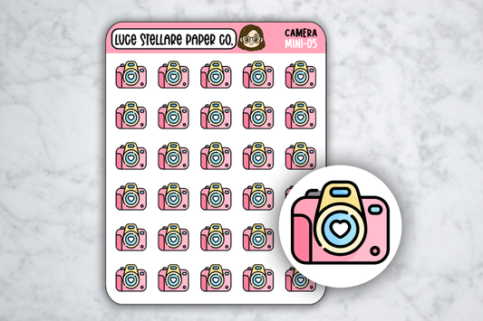 Camera  Sticker Sheet / M-05