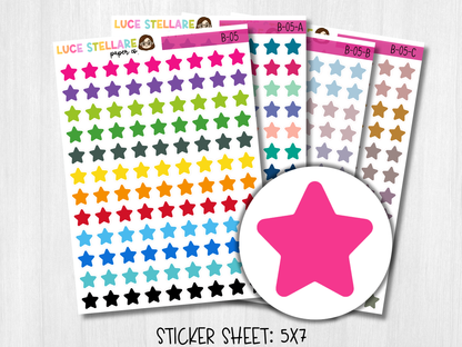 Star Planner Stickers / B-05