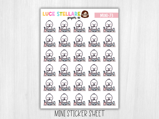 Brush Teeth Sticker Sheet / M-73