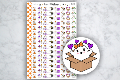 Halloween Ghost Planner Stickers / BE-06