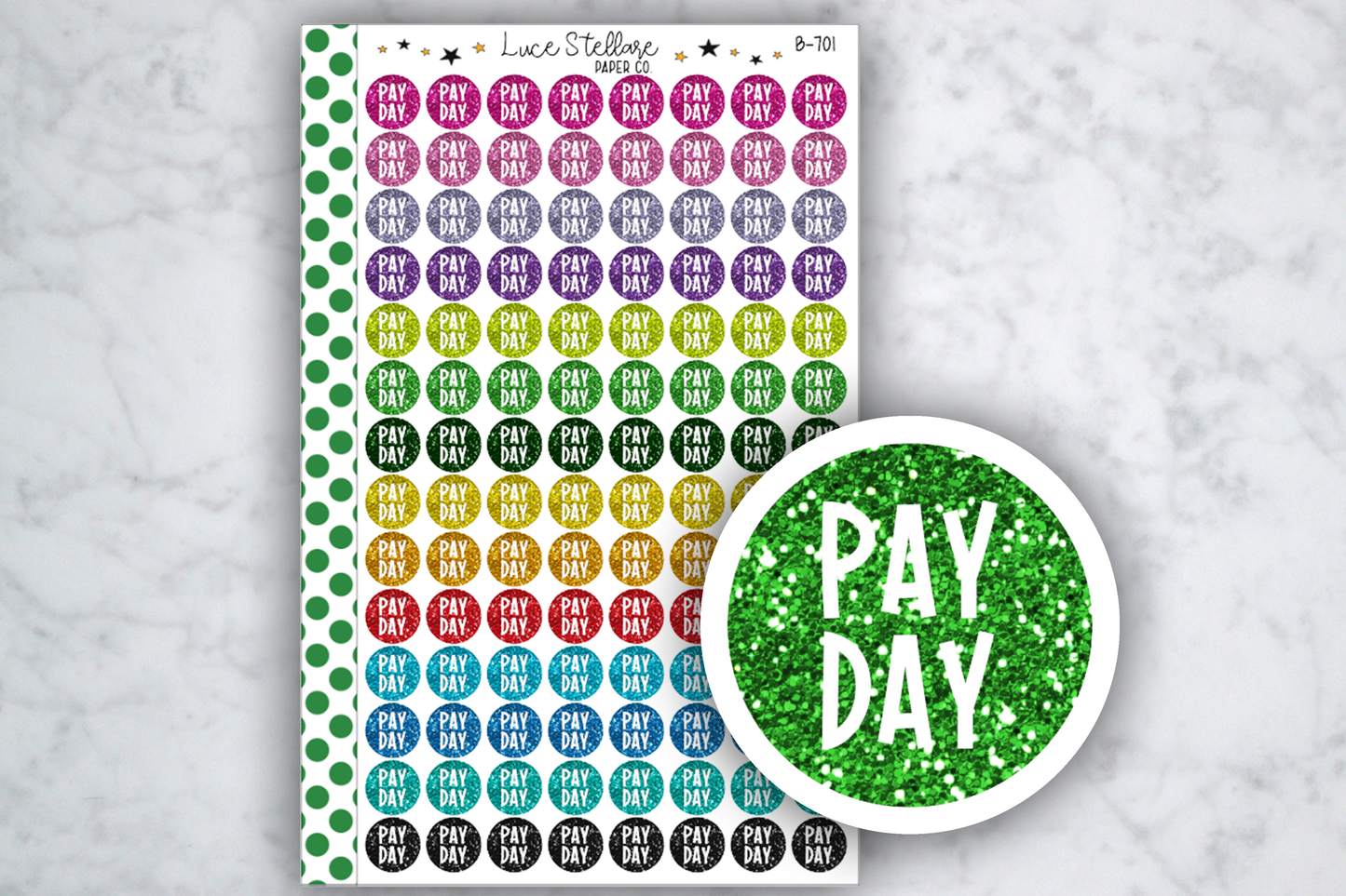 Payday Glitter Dots / B-701