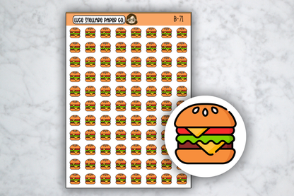 Hamburger Icon Stickers / B-71