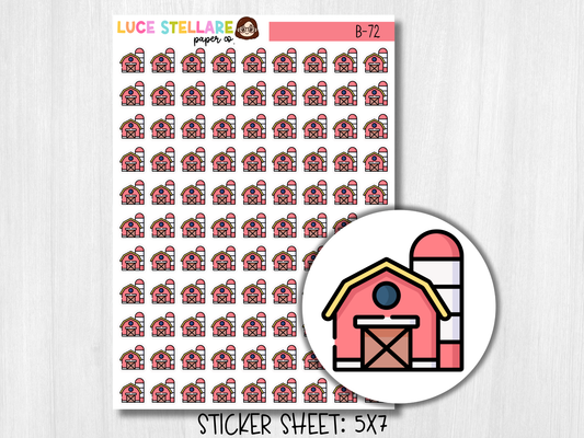 Barn Planner Stickers / B-72