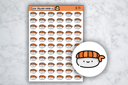 Sushi Icon Stickers / B-79