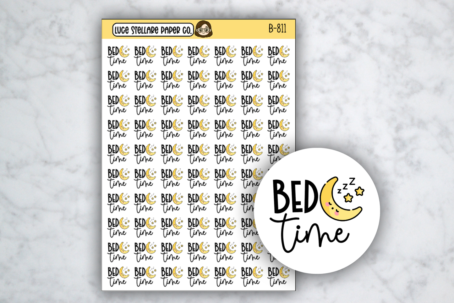Bed Time Stickers / B-811