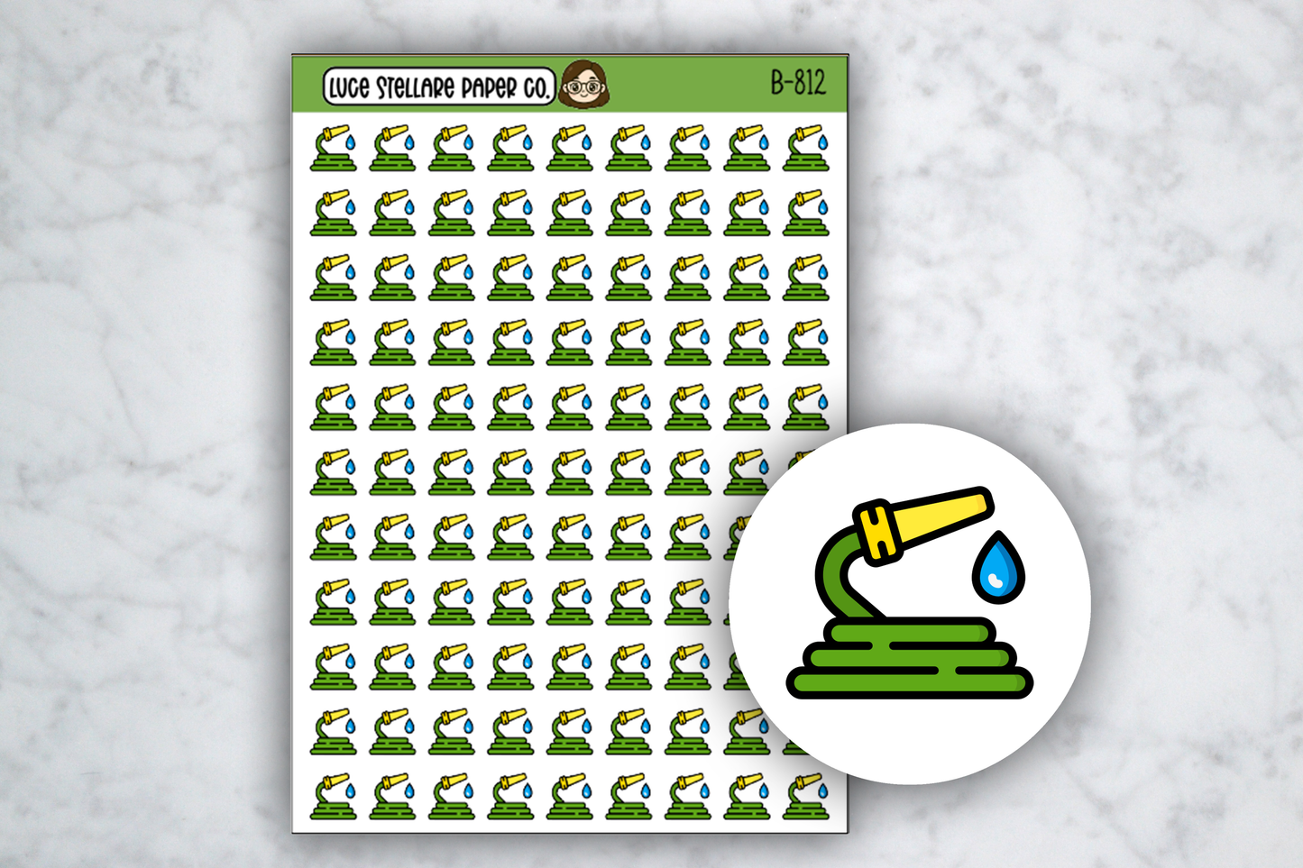 Hose Icon Stickers / B-812