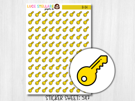 Key Planner Stickers / B-84