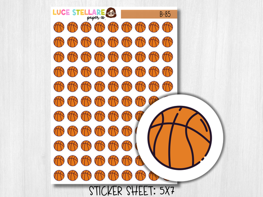 Basketball Planner Stickers / B-85