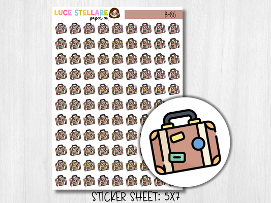 Luggage Planner Stickers / B-86