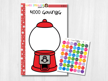 Savings Challenge Stickers / C-01