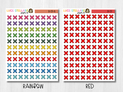 Cancelled Icon Stickers / B-09