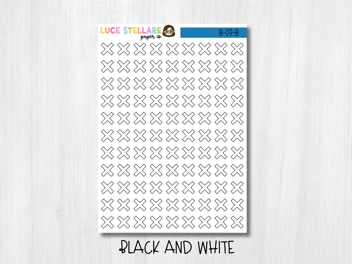 Cancelled Icon Stickers / B-09