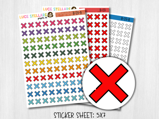 Cancelled Icon Stickers / B-09