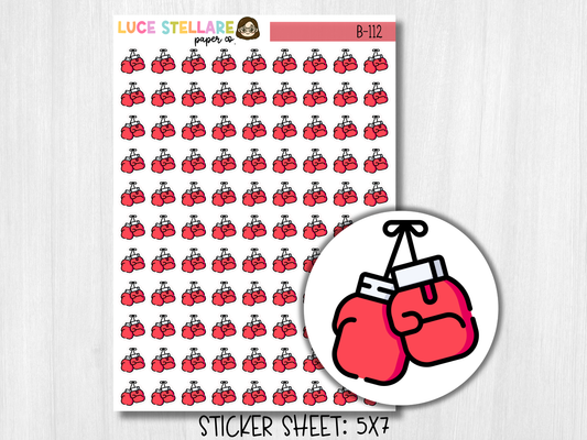 Boxing Planner Stickers / B-112