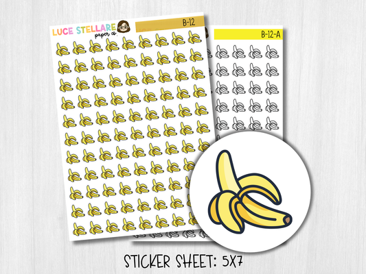 Banana Planner Stickers / B-12
