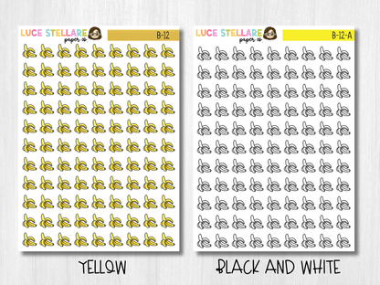 Banana Planner Stickers / B-12