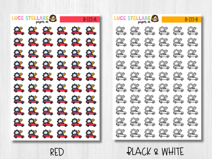 Car Service Icon Planner Stickers /  B-133
