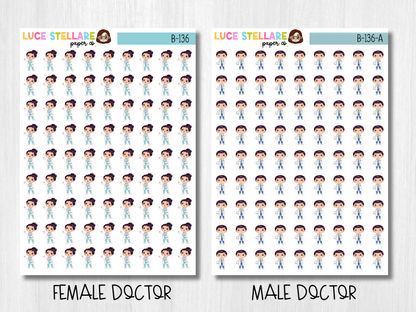Doctor Planner Stickers / B-136