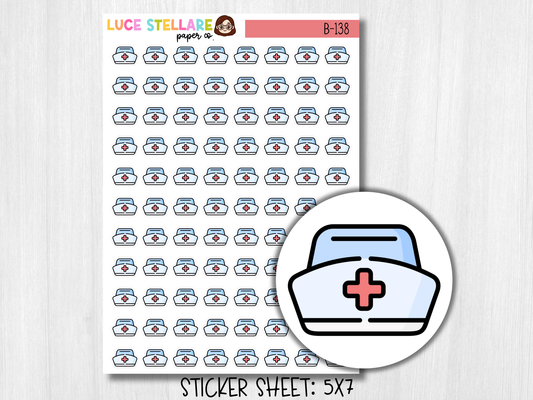 Nurse Work Planner Stickers / B-138