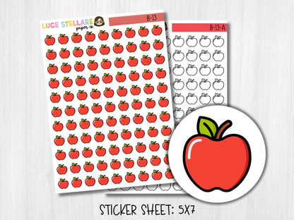Apple Icon Planner Stickers / B-13