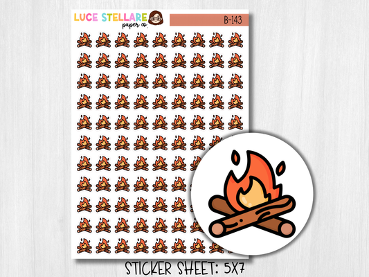 Bonfire Planner Stickers / B-143