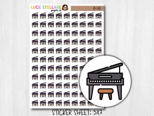 Piano Planner Stickers / B-146