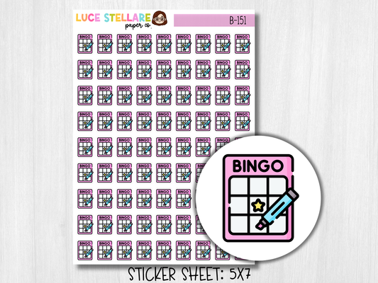 Bingo Planner Stickers / B-151