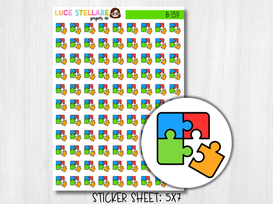 Puzzle Planner Stickers / B-159
