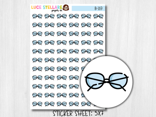 Reading Glasses Planner Stickers / B-169