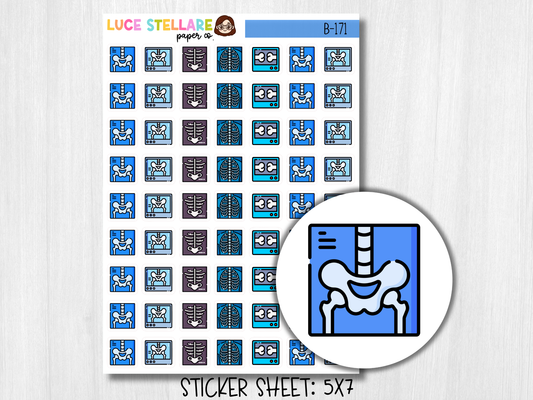 X-Ray Planner Stickers / B-171