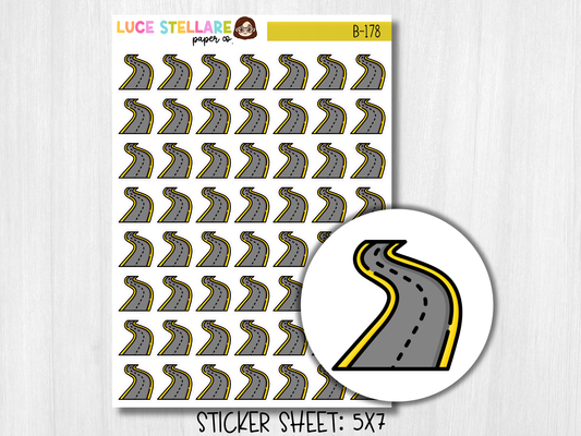 Road Trip Planner Stickers / B-178