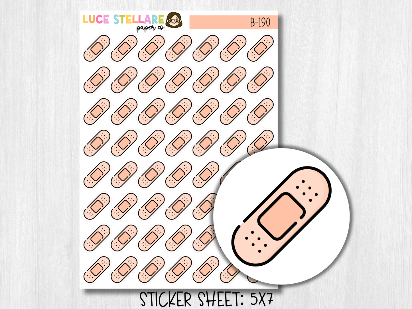 Bandaid Planner Stickers / B-190