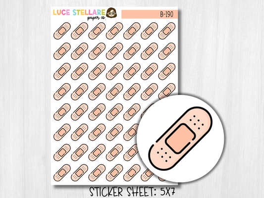 Bandaid Planner Stickers / B-190