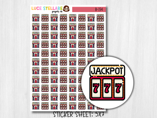 Casino Planner Stickers / B-194