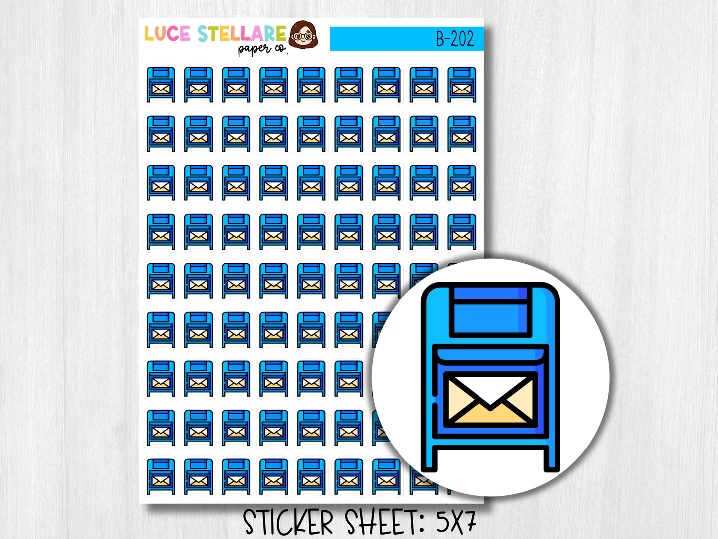 Mailbox Planner Stickers / B-202