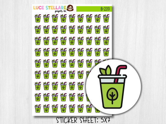 Smoothie Planner Stickers / B-209